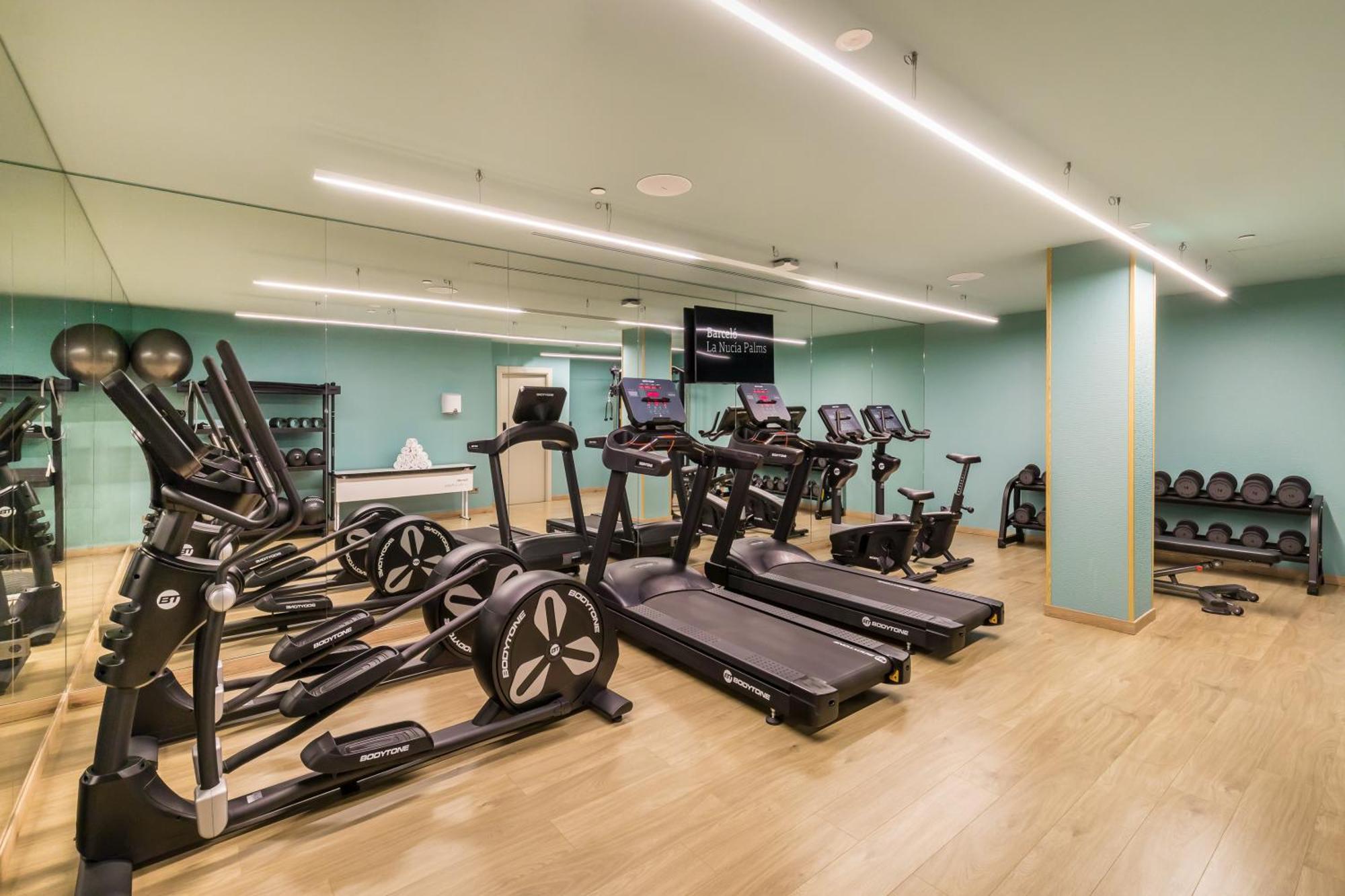 Hotel Barcelo La Nucia Palms Exterior foto The gym at the hotel